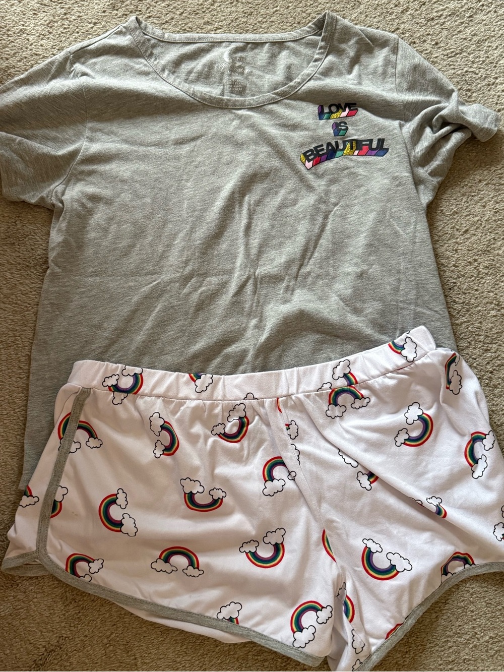 Pj Couture Grey Heather Short Sleeve Tee
